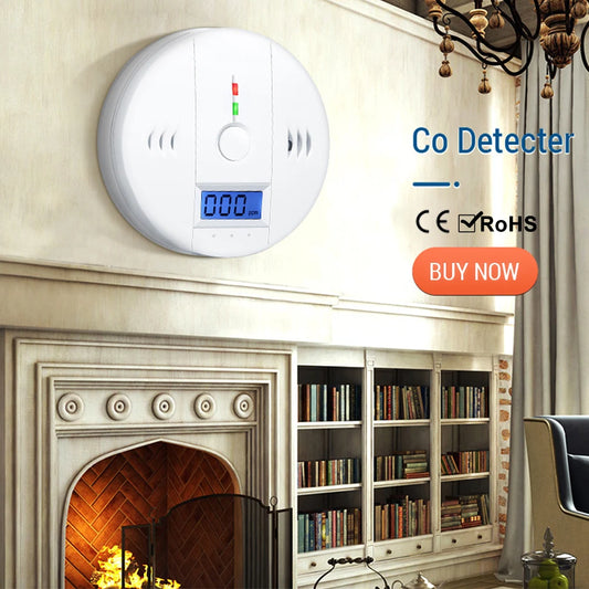 TAIBOAN High Sensitive CO Alarm Detector 85dB