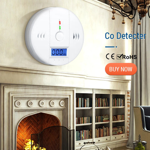 TAIBOAN High Sensitive CO Alarm Detector 85dB
