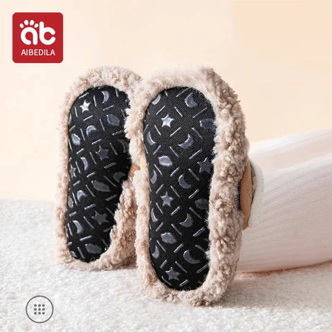 AIBEDILA Cartoon Baby Shoes for Winter