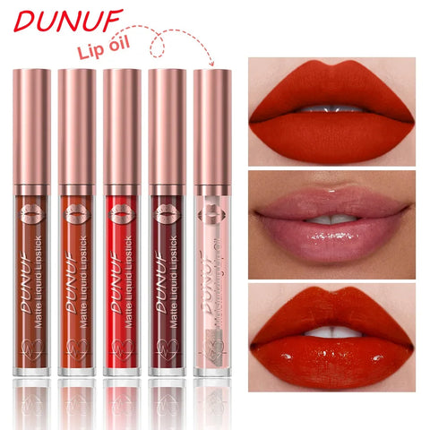 18 Color Waterproof Lip Gloss & Matte Liquid Lipstick Set