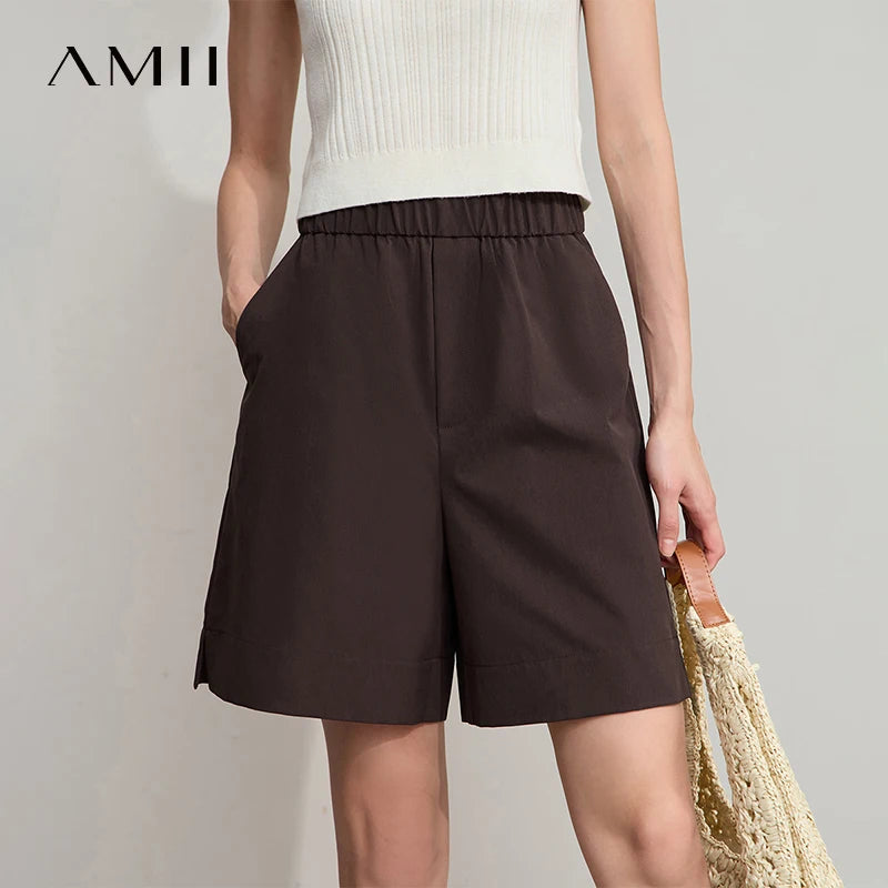 Amii Women's Minimalist Summer Shorts