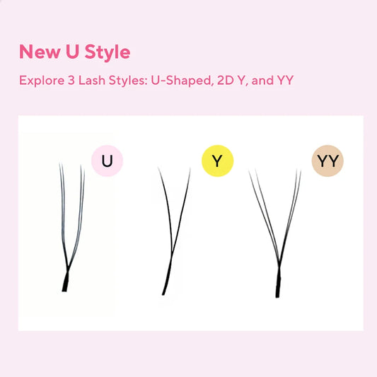 DIYDAY Premium U-shaped YY Eyelash Extensions