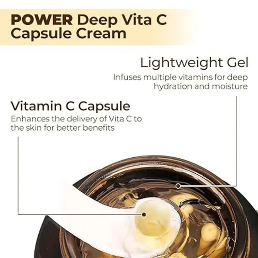 Deep Vita C Capsule Cream Moisturizer Gel