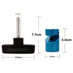Aluminum Car Hood Holder Trunk Air Pressure Anti-Slip Engine Cover Lifting Support Rod Fixing Clamp