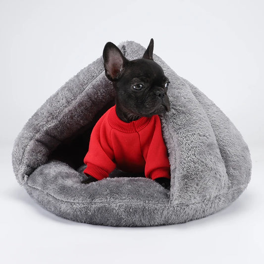 Cozy Plush Dog Bed – Perfect Small and Medium Pet Furniture for Dogs and Cats