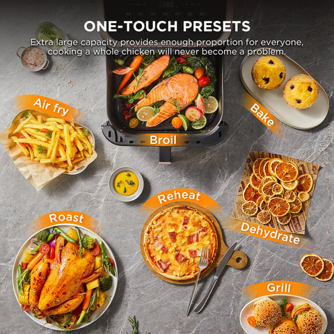 Midea XXL Air Fryer 9 L, 8-in-1