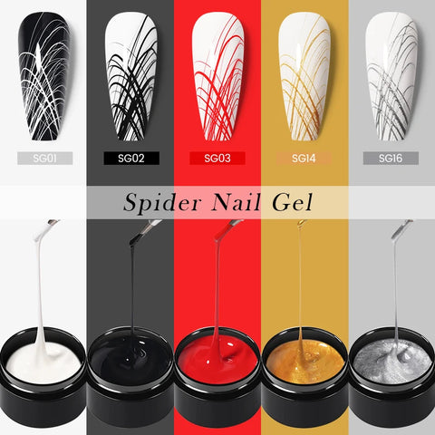BORN PRETTY 5ml Spider Drawing Gel Nail Polish