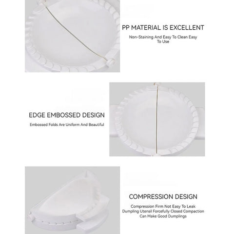 JJYY Upgrade DIY Dumpling Mold - Keukengebakmaker voor perfecte dumplings 