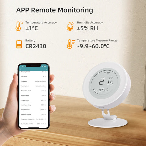 AVATTO ZigBee Smart Temperature and Humidity Sensor