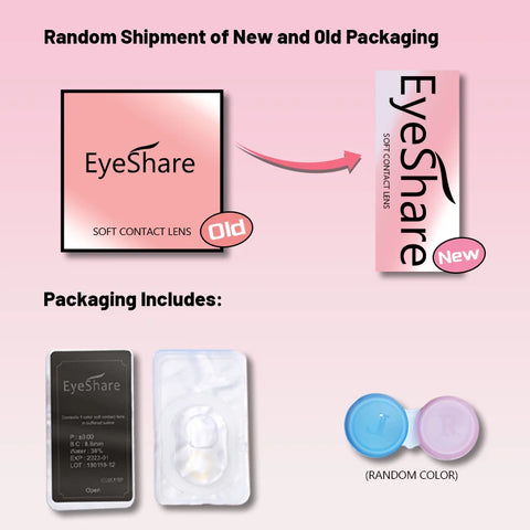 EYESHARE Natural Colored Contact Lenses - Chocolate & Gray