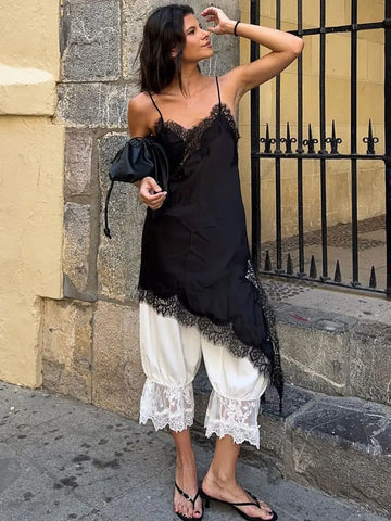 Tossy Sexy Lace Halter Backless Dress for Women - Summer 2025 Slim Bodycon Party Dress