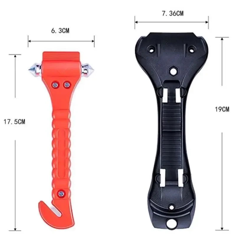 Car Safety Hammer - Two-in-One Rescue Emergency Hammer and Window Breaker