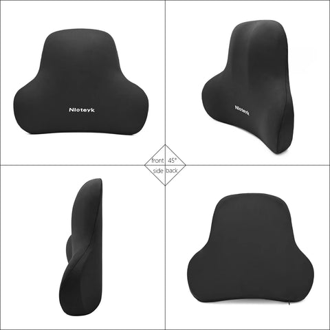 Car Memory Foam Neck and Lumbar Support Cushion
