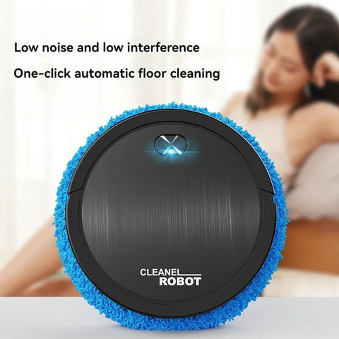 Electric Floor Mopping Robot - Silent Scrubber for Smart Homes