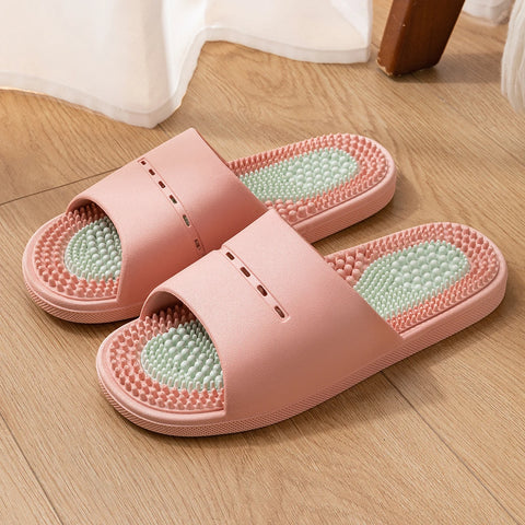 PVC Unisex Slippers Massage Wellness Home Slippers