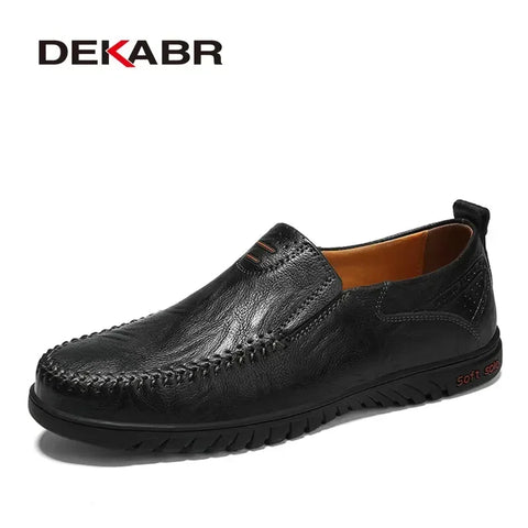 DEKABR Echt leren heren casual schoenen loafers