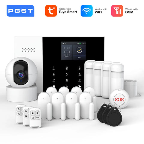 PGST Residential Tuya Smart GSM WiFi Alarm System