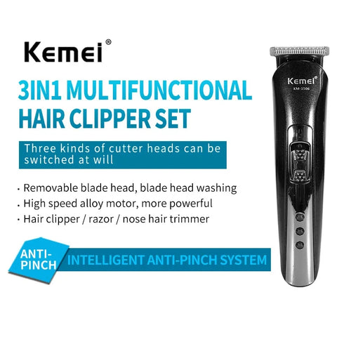 Kemei KM-1506 3 in 1 Electric Shaver