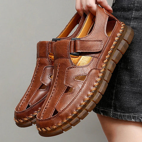 Handgefertigte Freizeitschuhe aus Leder für Herren