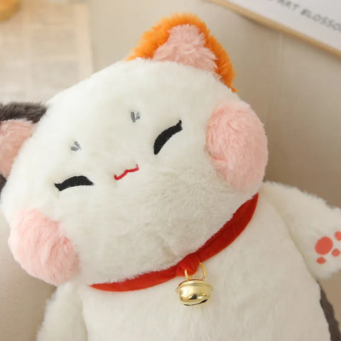 Japanese Fortune Cat Plush Toy – 42/75cm Soft Anime Pillow for Valentine’s & Girls’ Gifts