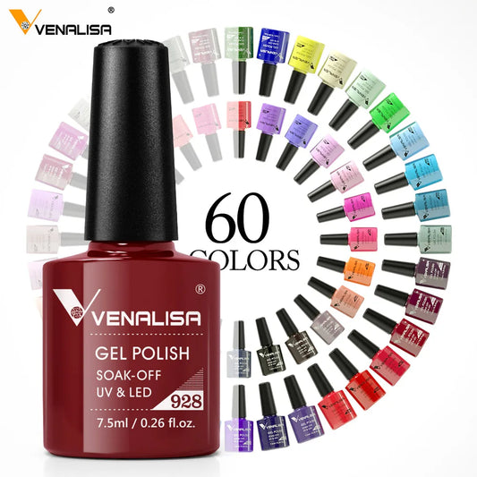Venalisa Nail Gel Polish - 60 High-Quality Colors