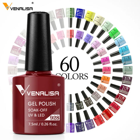 Venalisa Nail Gel Polish - 60 hoogwaardige kleuren