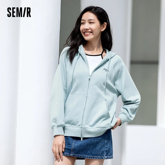 Semir Women’s Loose-Fit Plum Blossom Jacket