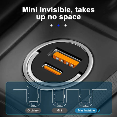 SEAMETAL 100W Fast Charge Car Charger