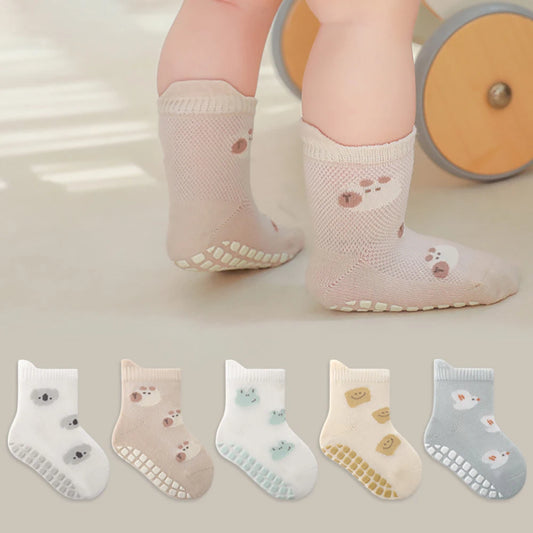 Newborn Baby Short Socks - 5 Pairs