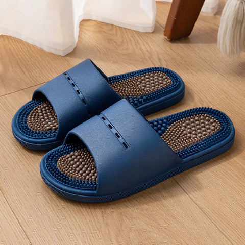 PVC Unisex Slippers Massage Wellness Home Slippers