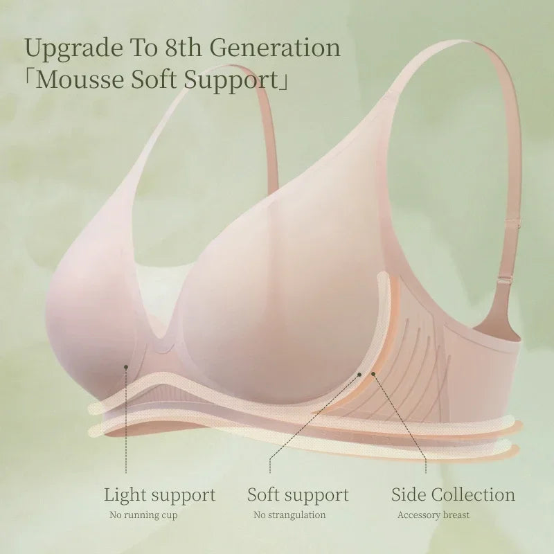 SUJIIN Women's Sexy Push Up Plung Bras