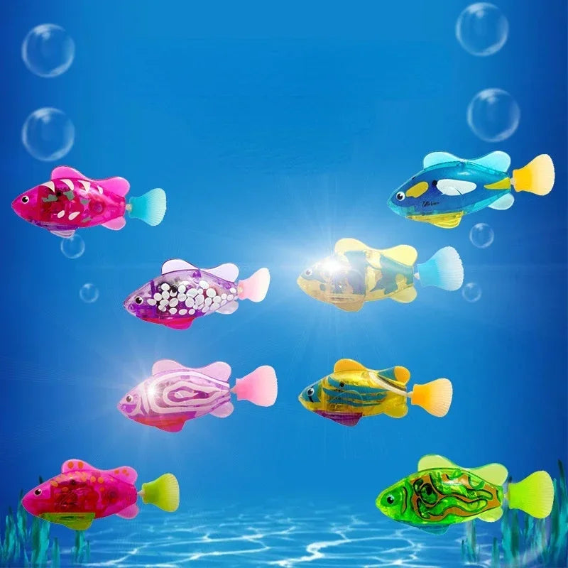 Pet Cat Toy LED Interactive Swimming Robot Fish Toy for Cat - Stimulate Your Pet's Hunter Instincts