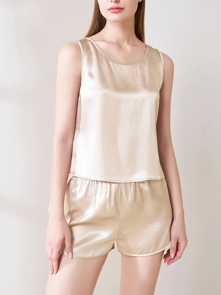 SuyaDream Women’s 100% Real Silk Shorts