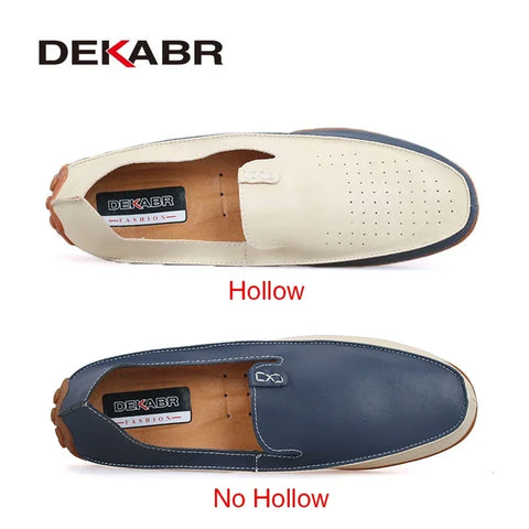 DEKABR Heren Casual Loafers van Echt Leer