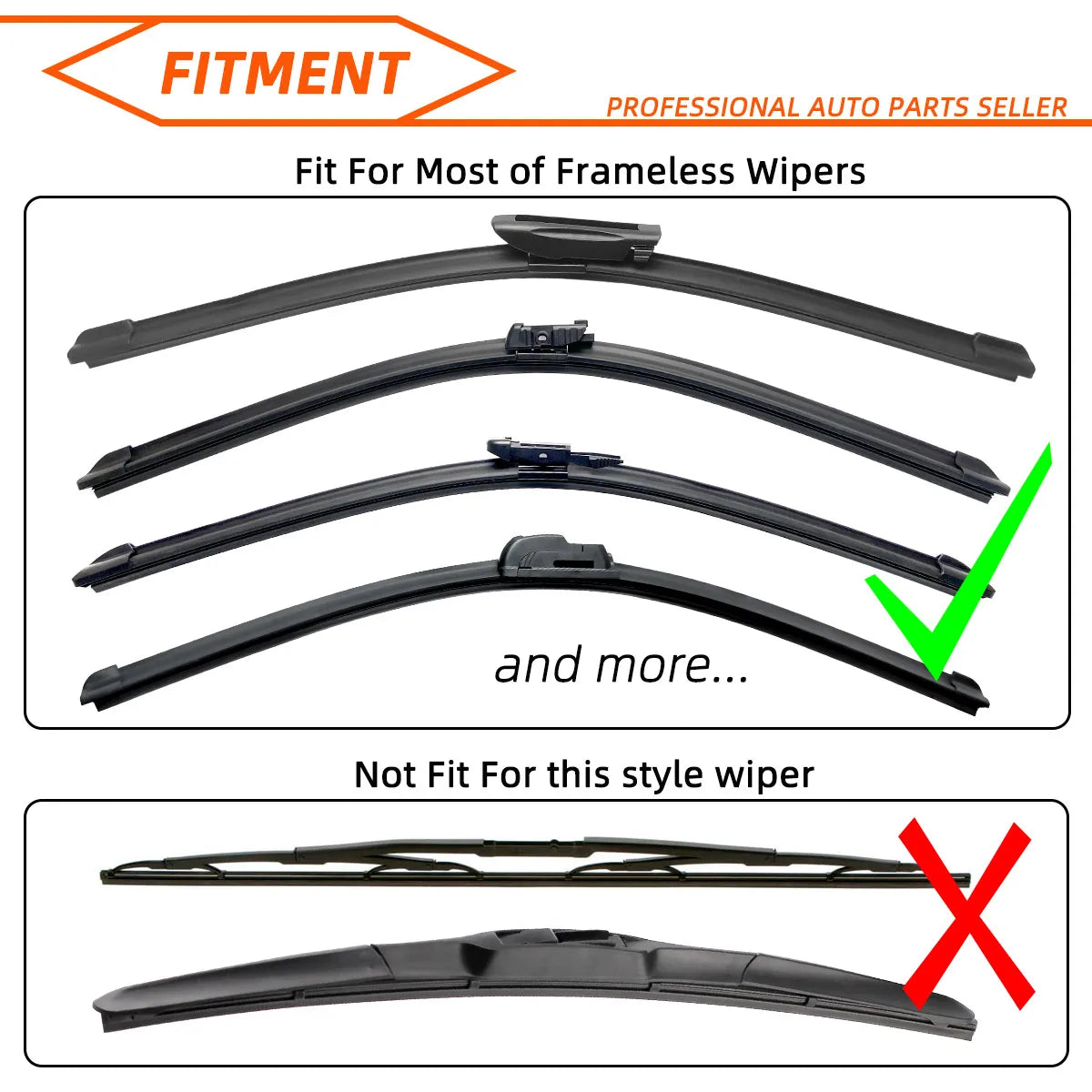 Car Wiper Rubber Strip Replacement