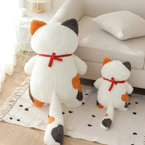 Japanese Fortune Cat Plush Toy – 42/75cm Soft Anime Pillow for Valentine’s & Girls’ Gifts
