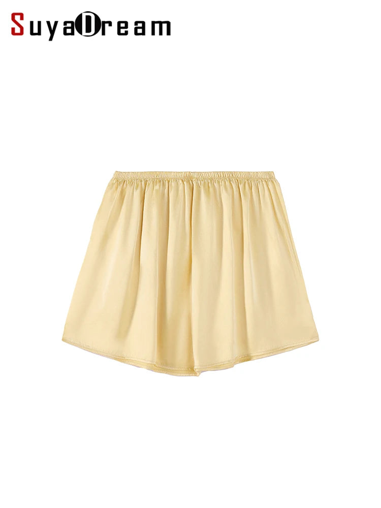 SuyaDream Women’s 100% Real Silk Shorts