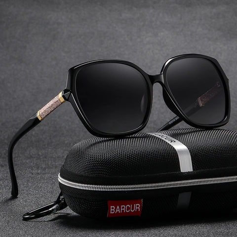 BARCUR Gradient Polarized Zonnebril – UV400 Modieuze Zonnebrillen voor Dames