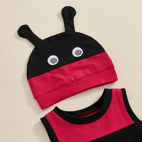 4-Piece Ladybug Costume Set for Newborns