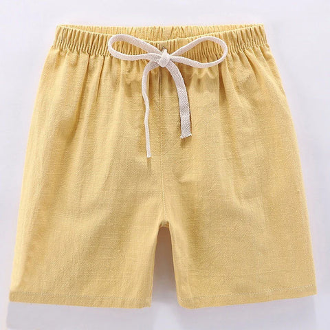 Lightweight Summer Kids Cotton Shorts
