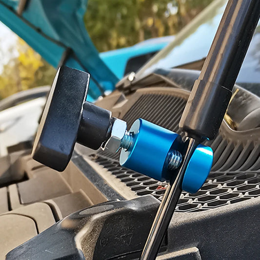 Aluminum Car Hood Holder Trunk Air Pressure Anti-Slip Engine Cover Lifting Support Rod Fixing Clamp