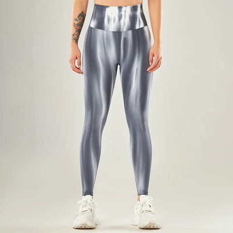 SOISOU Tie-dye naadloze leggings voor dames - Stijlvol comfort voor elke training
