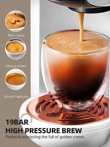 Cafelffe 5-in-1 koffiezetapparaat met meerdere capsules