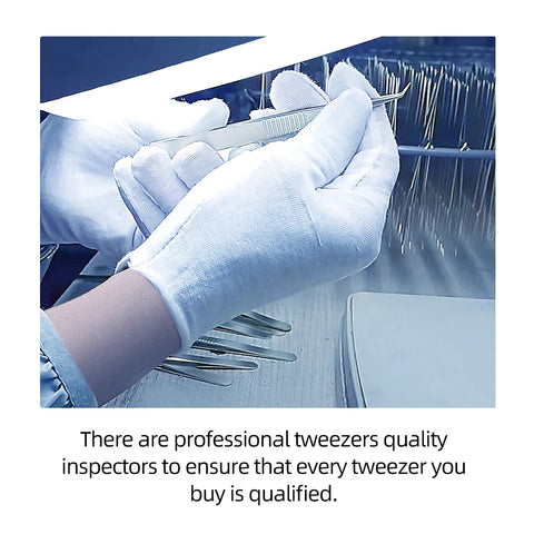 NAGARAKU Eyelash Extension Tweezers - Precision Stainless Steel Makeup Tool