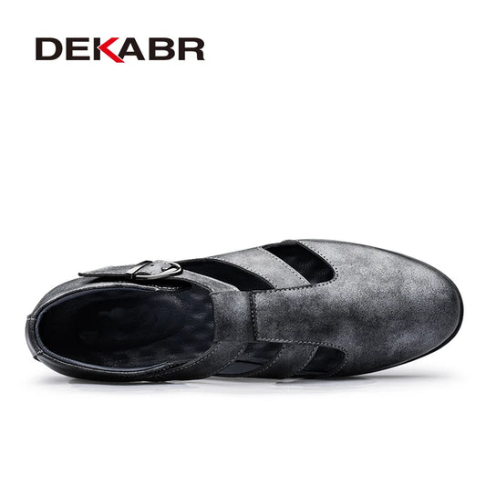 DEKABR Sommer Herren Bequeme Sandalen 