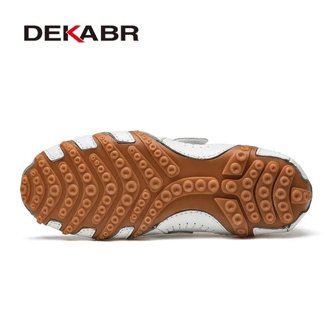 DEKABR Heren Loafers van Echt Leer