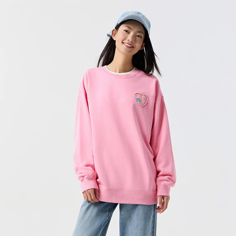 Semir 2024 Women's Mid-Length Embroidered Sweatshirt