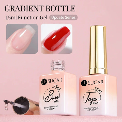 UR SUGAR 15ml Fiber Rubber Base Gel for Nail Repair