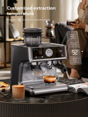 HiBREW Dual Boiler System Barista Pro Coffee Machine