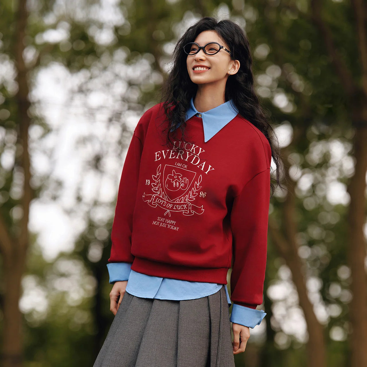 Semir Women’s Embroidered Sweatshirt - Fashionable Pullover